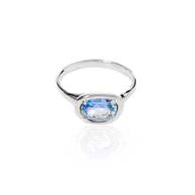 Load image into Gallery viewer, INEL DIN AUR 14K - SAFIR ALBASTRU NATURAL
