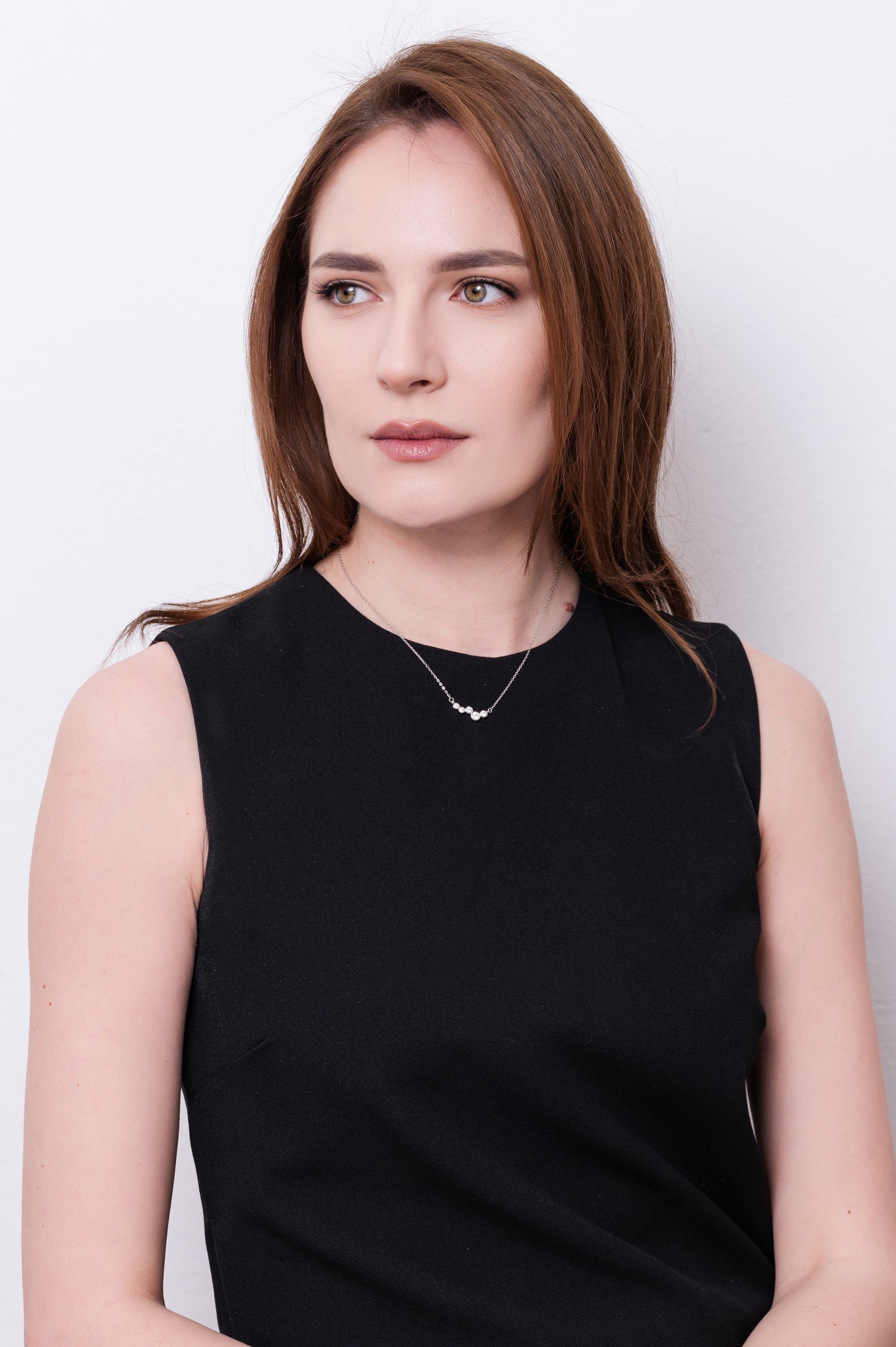 COLIER DIN ARGINT 925 - PURE ZIRCONIA