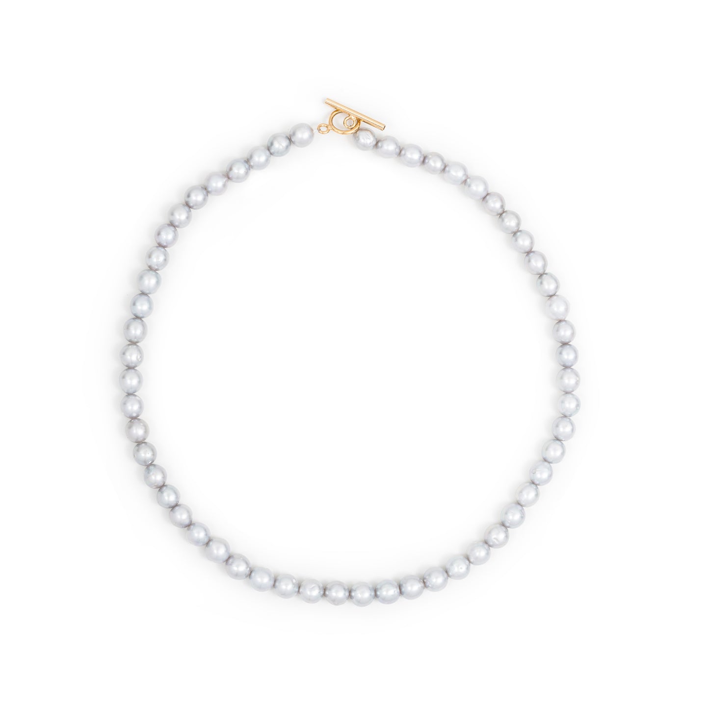 COLIER DIN PERLE DE CULTURA GRI