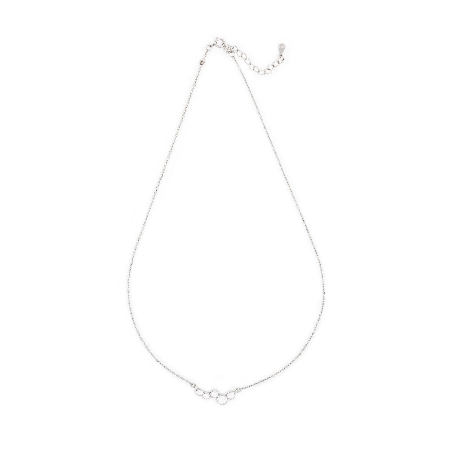 COLIER DIN ARGINT 925 - PURE ZIRCONIA