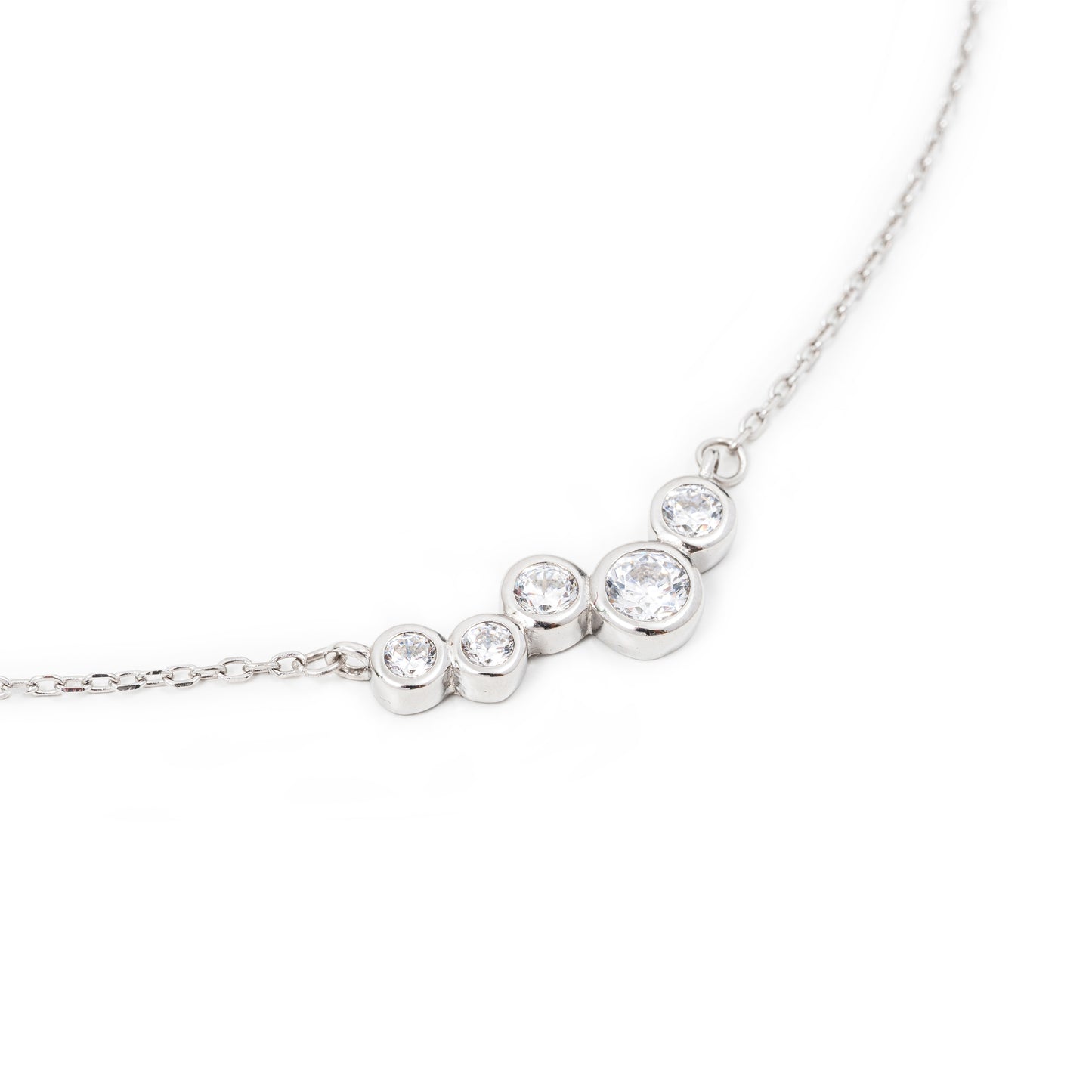 COLIER DIN ARGINT 925 - PURE ZIRCONIA