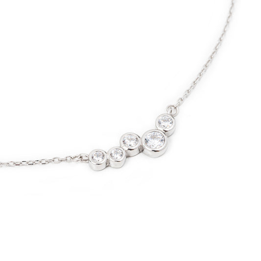 COLIER DIN ARGINT 925 - PURE ZIRCONIA
