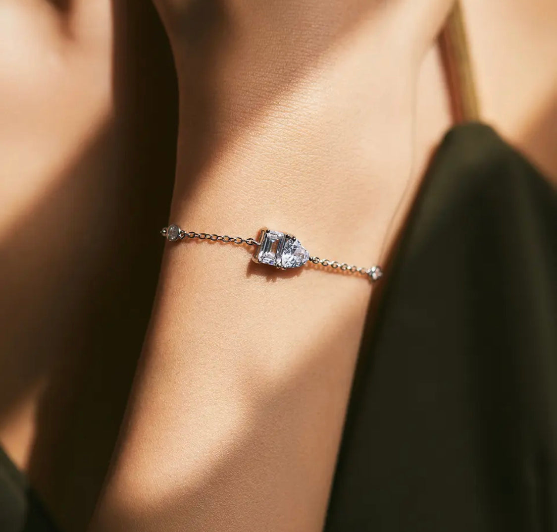 BRATARA DIN ARGINT 925 CU PIETRE DIN ZIRCONIU