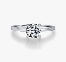 Load image into Gallery viewer, INEL DE LOGODNA DIN ARGINT 925 CU DIAMANT MOISSANITE 1 CT
