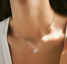 Load image into Gallery viewer, COLIER DIN ARGINT 925 CU DIAMANT MOISSANITE 1,00 CT
