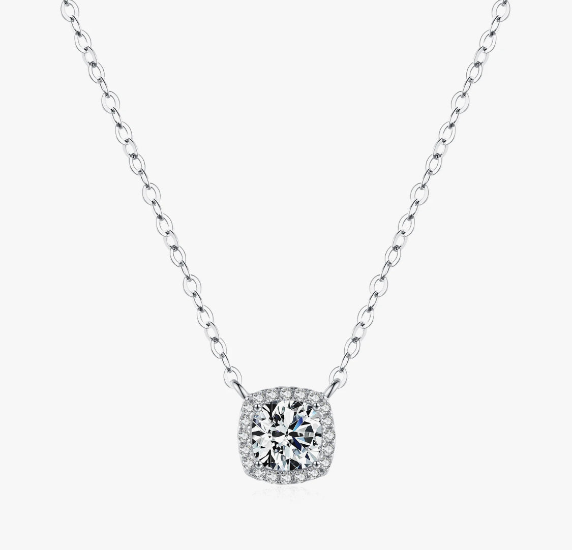 COLIER DIN ARGINT 925 CU MOISSANITE