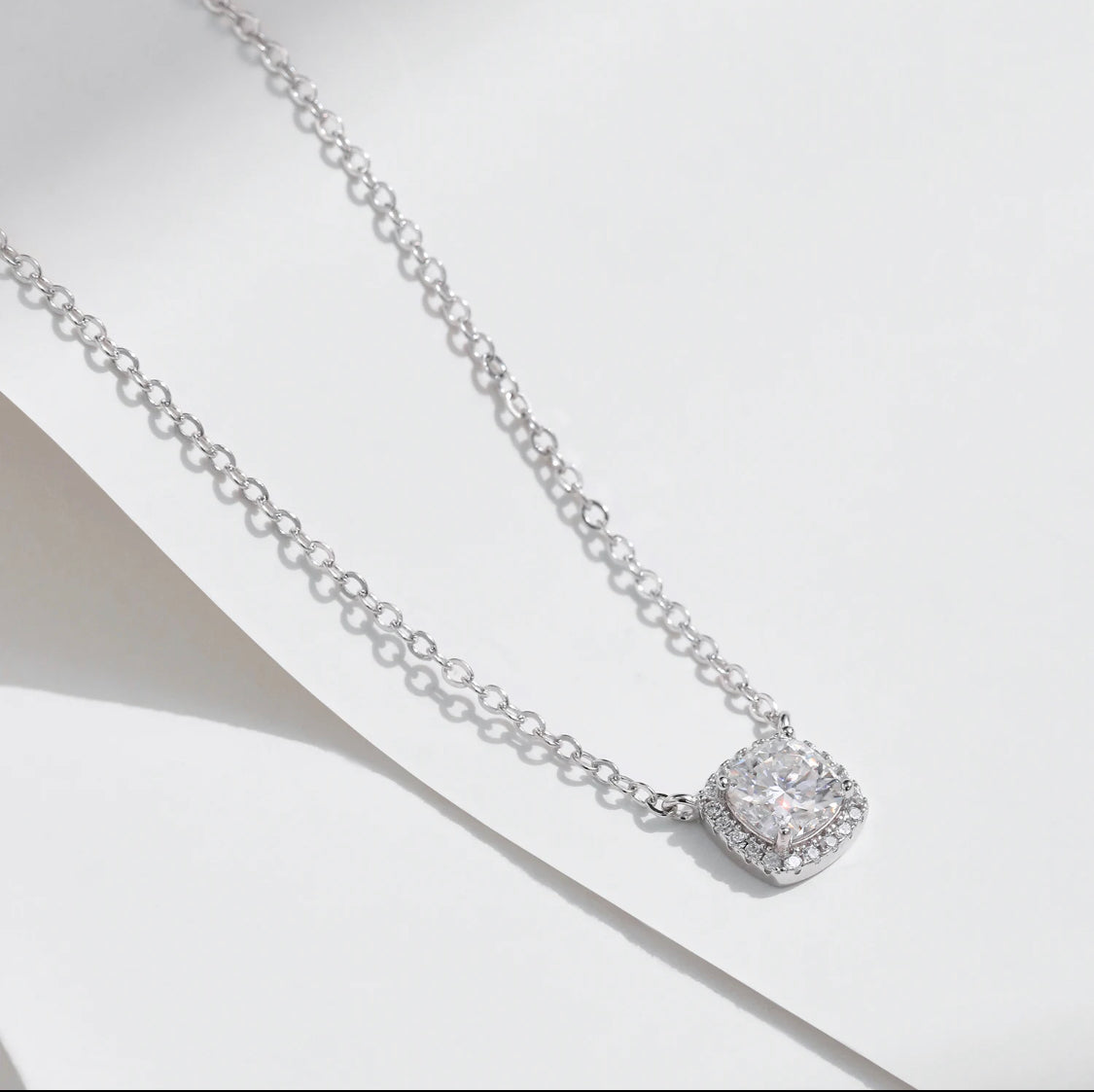 COLIER DIN ARGINT 925 CU MOISSANITE