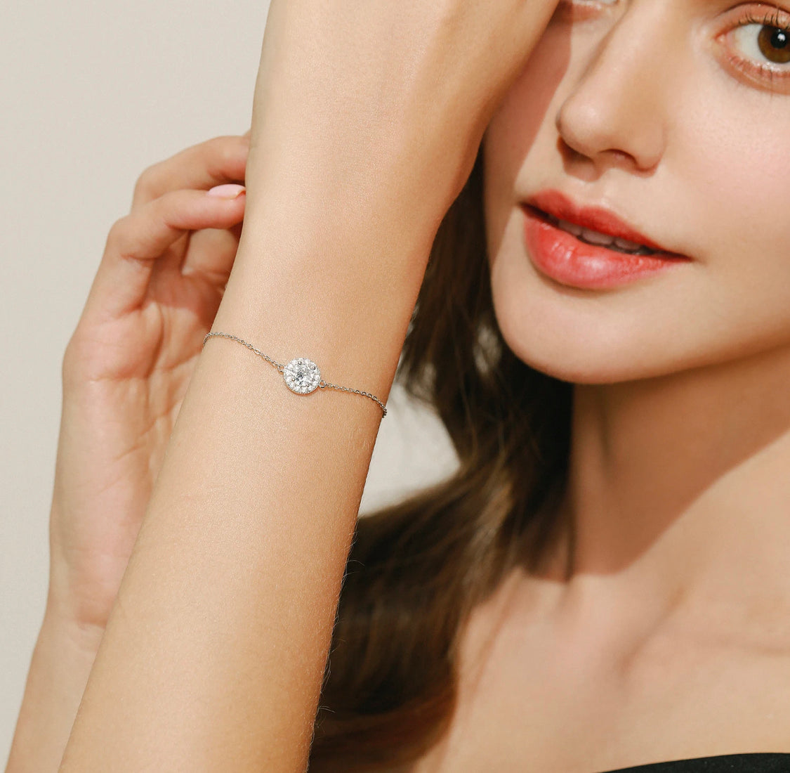 BRATARA DIN ARGINT 925 CU PIETRE DIN ZIRCONIU