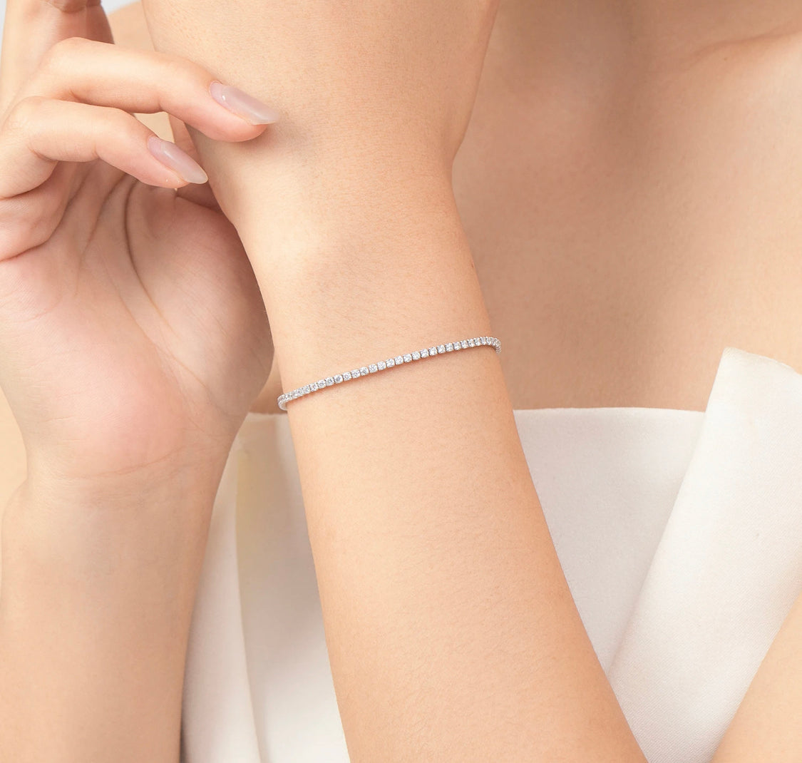 BRATARA TENNIS DIN ARGINT 925 CU PIETRE DIN ZIRCONIU