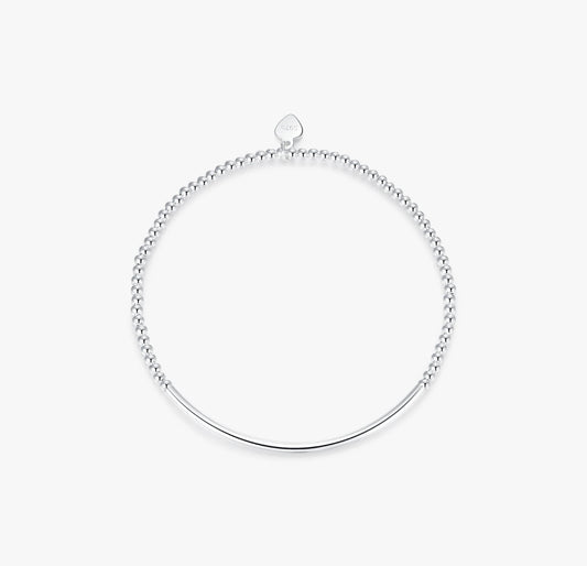 BRATARA CU BILE DIN ARGINT 925 SI INIMA