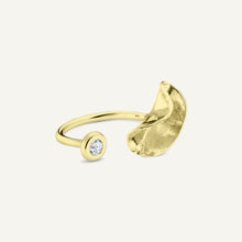 Load image into Gallery viewer, INEL ARGINT 925 - PETAL AND ZIRCONIA

