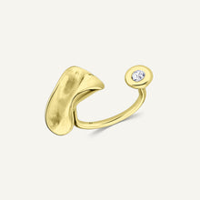 Load image into Gallery viewer, INEL ARGINT 925 - PETAL AND ZIRCONIA
