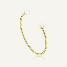 Load image into Gallery viewer, BRATARA DIN ARGINT 925 WHITE PEARLS
